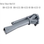 [호환] 6B4-41131-00 Yamaha 9.9HP 15HP 선외기 모터 2 스트로크 용 해양 배기 매니 폴드 AD39 : 언니MARKET