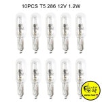 10 1 2W 12V 전구 10 1 2W 10 1 2W 12V 자동차 대시보드 조명 계기판 T5 286 자동차 대시보드 조명 : 바이포유6