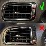[호환] VW 폴로 5 6R GTI 벤토 2009 6R0819703 용 전면 대시 AC 에어컨 배출구 그릴, 광택 블랙, 1 개 : 디디마켓스