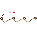 [호환] 도요타 2L 3L 23760-54011 용 리턴 오일 파이프, Hilux Land Cruiser Hiace, LH110, LH113 ToyoAce, LY201, : 후이마켓스