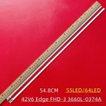 LED 백라이트 스트립 42 인치 V6 엣지 FHD-1 REV1.0 1R/1L 0374A 54.8cm LE42Z300R3D : 준핑크