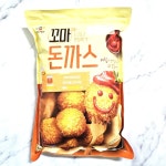 CJ제일제당 꼬마돈가스 1.4kg 동글동글한입에쏙 케첩뿌려먹는 : 행복한 자연