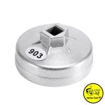 알루미늄 오일 필터 렌치 소켓 리무버 도구  자동차 74 14 플루트 903 실버 색상 : 바이포유5