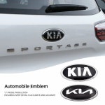 자동차 앞 그릴 스티커 EV6 Sorento Niro Stinger Ceed Carnival K5 K9 Soul Caren 용 뒷 트렁크 장식 커버 액세서리 : 정진글러벌