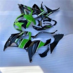 ZX-6R 2013 오토바이 페어링 키트 년-6R 636 13-18 화이트 그린 블랙 : 시구왕이타
