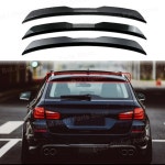 [호환] BMW 5 시리즈 F11 535i M 스포츠 투어링 2010-2017 블랙/카본 룩 바디 키트 튜닝용 후방 루프 스포일러 윙 : 라러우