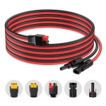 휴대용 발전소 및 태양광 패널을 위한 XT60 케이블 12AWG 20FT 연장 케이블에 : 퓨처라이프몰