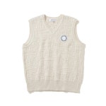 [국내] 마크앤로나 남성 자가드 브이넥 베스트 / LQ3IV01M : 골드쉽 코리아