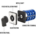 [호환] 범용 로터리 전송 스위치 690V 40A 캠 3 상 메인 박스 JYW29-40/3 : 주주마켓스
