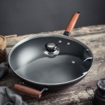 업소용 중식 웍 대형 후라이팬 볶음팬 중화웍 궁중팬 볶음 무쇠웍 : 메이딜