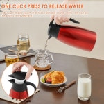 열 커피 Carafe 2L 스테인레스 스틸 진공 절연 커피 주전자 20 ~ 24 시간 가정용 대용량 열 물 플라스크 : edeneden9