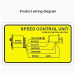 US-52 단상 AC 220V 모터 속도 컨트롤러 스위치 모터 속도 컨트롤러 가변 속도 조절 가능 DS-1L : 누아누아샵