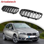 [호환] Artudatech 글로스 블랙 프론트 그릴, BMW 2 시리즈 그란 투어러 F45 F46 2015-2018 에 적합 : 라러우