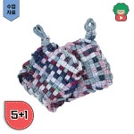 자원순환 양말목 컵받침 만들기 양말목만(수업자료제공) : 에코플레이 ecoplay