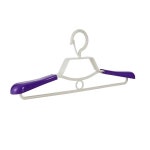 플라스틱 와이드 어깨 흔적 없음 방풍 옷 걸이 가정용 의류 건조 랙 미끄럼 빨랫줄 홀더 북유럽 스타일 : 바잉셀렉트