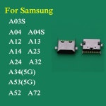 20Pcs 삼성 A23 A24 A34 A52 A53 A72 A73 5G A04 A03 A12 A13 A14 4G USB 충전 포트 독 소켓 플러그 커넥터 : 써리식스코퍼레이션