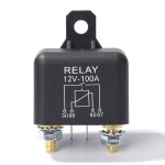 100A 12V 차량 릴레이 자동차 액세서리 시동 전원 120A 보호 전류 100A : 레오니아컴퍼니