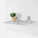 스페이스월 평 와이어 선반 (소) 200x400mm / 월후크 월선반 매장 제품 진열 : 사다리백화점