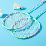 MVNOIR 카본 파이버 샴 라이트 배드민턴 라켓 세트 스포츠 남녀 단식 및 복식 트레이닝 스포츠 용품 Gray 66 5CM : 더 레가토