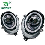 [호환] LED 자동차 튜닝 조명 부품, 스타일링 헤드 램프, 플러그 앤 플레이, BMW F56 F57 F58 F59 2014-2019, 2x 헤드라이트 어셈블리... 