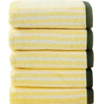 프리마베라1980 양면타올 5개입(레몬트리) : 엘로컴