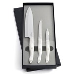컷코 #1827 키친 클래식 박스 나이프 선물 세트 - #1728 쁘띠 셰프, 1721 트리머, #1720 파링 나이프 포함 - 펄 화이트 : 에코럭스