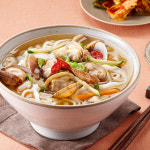 요친 갯마을 바지락칼국수 밀키트 캠핑칼국 2인분 1745g : 요친