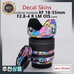 후지 XF18-55 / 1855 렌즈 프리미엄 데칼 스킨 필름 XF 18-55mm F2.8-4 R LM OIS 프로텍터 커버 랩 스티커 : 제이케이7