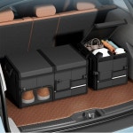 [호환] 대용량 자동차 트렁크 주최자 60L 접이식 보관 상자 낚시 캠핑을위한 방수 가방   유니버설 : 카르디몰