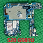 삼성 갤럭시 S20 울트라 플러스 G980F G986B G988B G9810 G981U G988U G986U G981B G985F 로직 보드 용 잠금 해제 마더 : 런더록