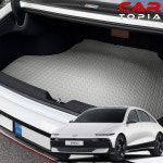 더뉴 아이오닉6 리노 가죽 트렁크매트 차박 트렁크 보호 용품 : 카토피아 Cartopia