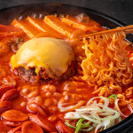 부대찌개 밀키트 구삼부대찌개 집밥 캠핑 맛집 사골육수포함 1-2인분 : 구삼짜글이