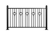 [국내제작] 아트 디자인 휀스 전원주택 울타리 난간 에벤에셀 07형 백색 600 1경간 : 주식회사 에이스휀스
