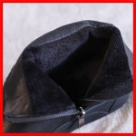 DRKANOL 가을 겨울  가죽 플랫 발목 부츠 여성용 따뜻한 부츠 사이드 지퍼 부드럽고 편안한 암소 가죽 Botas H8066 : choyeonchoyeon