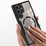 360 풀커버 방탄 범퍼 양면 케이스 블랙, 갤럭시S25 FE : 하푼케이스