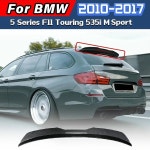 [호환] BMW 5 시리즈 F11 투어링 535i M 스포츠 2010 리어 루프 립 스플리터 키트용 자동차 트렁크 스포일러 : Atmere