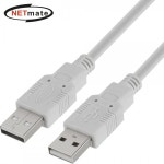 NMC-UA203 강원전자 USB2.0 AM-AM 케이블 (그레이) 0.3m, 1개 : 유그린스토어