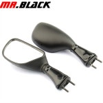 2 개/짝 오토바이 미러 백미러 가와사키 ZX-6R ZX9R ZZR600 닌자 650R ZX 636 6R 9R 1998-2003 용 백 사이드 미러 : attiatti9