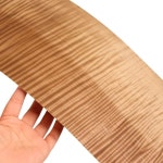 두꺼운: 0.5mm 크기: 훈제 메이플 그림 나무 베니어와 곡물 기타 DIY 홈 장식 가구 스피커 : 넥센트로