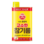 오뚜기 고소한 참기름 캔 350ml, 1개 : 오뚜기mall