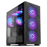 다크플래쉬 어항 케이스 컴퓨터 본체 데스크탑 PC 케이스 DLX21 RGB MESH 블랙 : 제트쇼핑몰