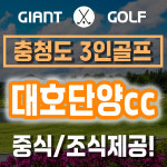 대호단양cc 3인골프 충청도 1박2일 골프텔 패키지 : GIANTGOLF