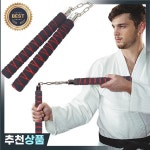 무술 눈차쿠 편안한 스폰지 그립 연습 스틱  쿵푸 우슈 눈차크 훈련 초보자용 5-1 개 : 제이케이8