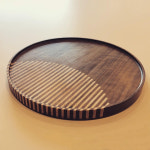 483craft 월넛 상감 트레이 (Walnut Tray C001) : 483Craft
