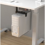 30kg LBE PC 케이스 홀더 10-48 높이 조절 가능 C 스탠드 스틸 컴퓨터 메인프레임 행거 호스트 트레이 브래킷 랙 : 바이포유6