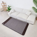 한일의료기 전자파없는 거실침대 난방온열 전기매트 그레이육각, 싱글 : 웰빙한일의료기