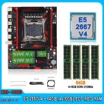 X99 키트 마더보드 LGA 2011-3 세트 E5 2667 V4 64GB(416GB)DDR4 2133Mhz 메모리 채널 : 퓨처상가
