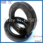 14/1522/24/25/26/27/28/30/32/35/38/40/425/7/8/10 TC 스켈레톤 더블 립 브라운 블랙 NBR 고무 오일 씰 가스켓 : yunayuna9