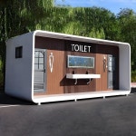 도매 컨테이너 하우스 현대 유리 이동식 화장실 : 쓰리나인코퍼레이션