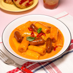 [바로얌] 이응떡볶이 소스품은 구멍 떡볶이 6팩  즉석 렌지 밀키트 : 카페이노스주식회사
